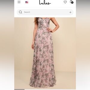 Lulus most beautiful day dress size small brand new